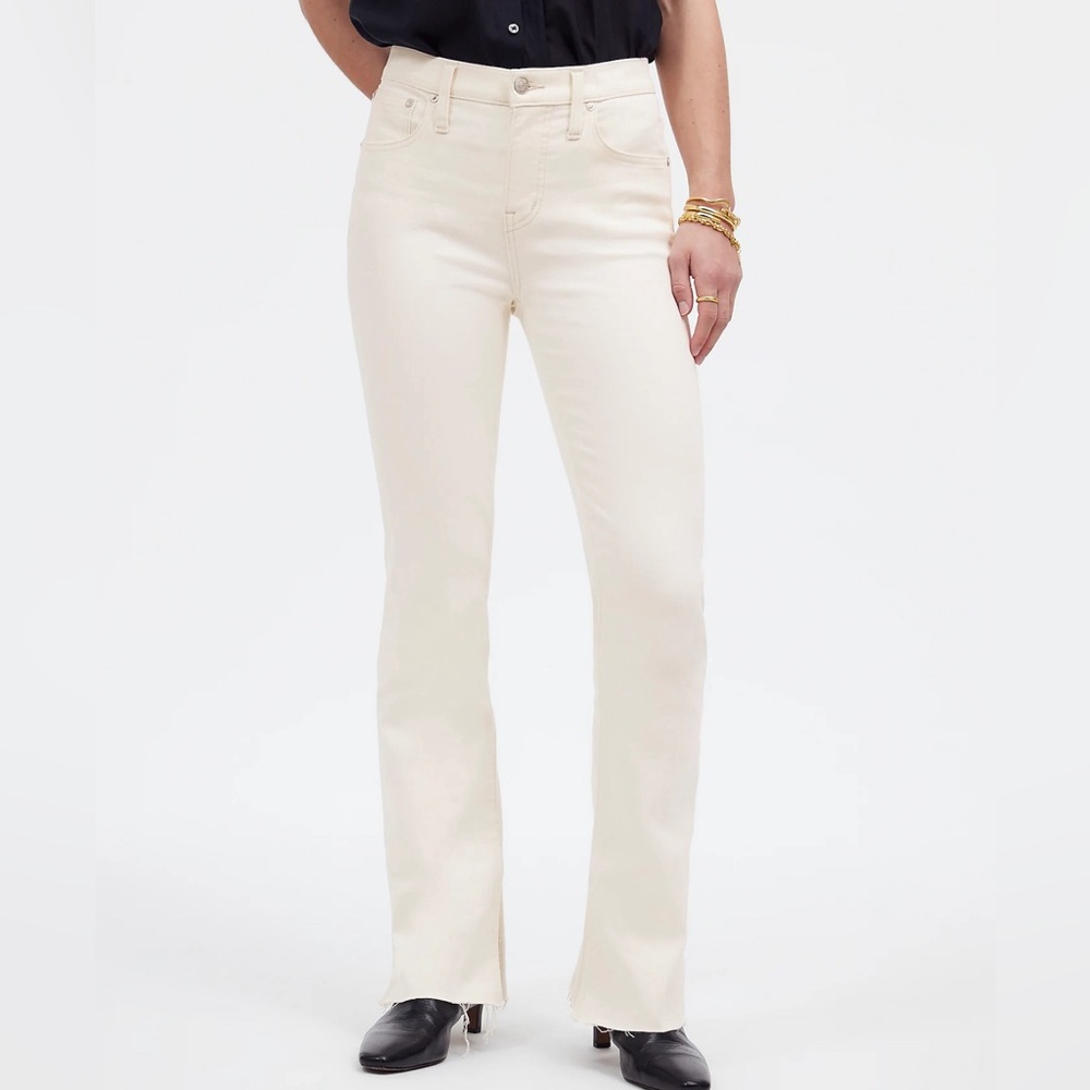 Madewell Vintage Canvas Petite Kick Out Full-Length Jeans Size 23P - Picture 2 of 6